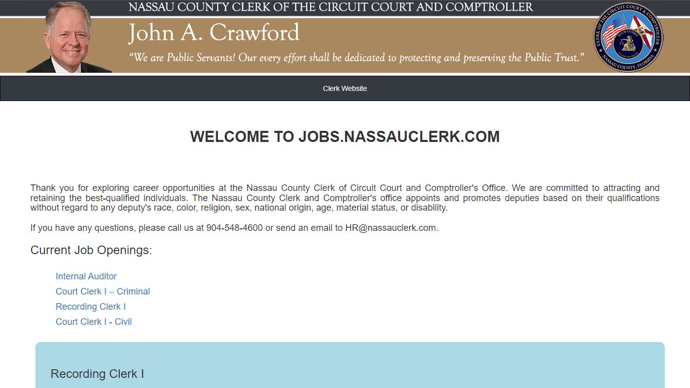 NASSAU COUNTY CLERK OF COURTS FILES REPOSITORY